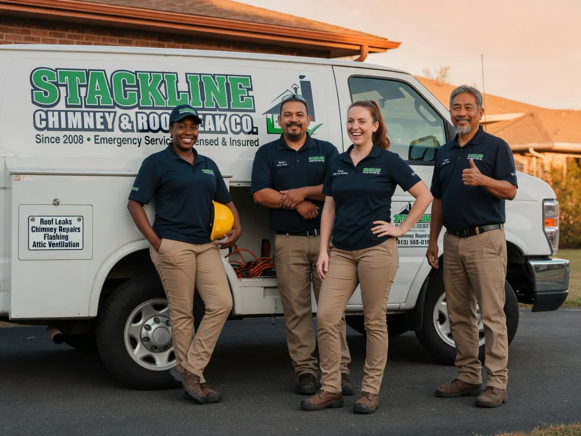 Chimney flashing repair company in Brooklyn, WI